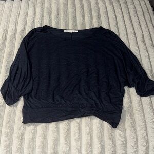 Studio M Navy Women's Crop Top